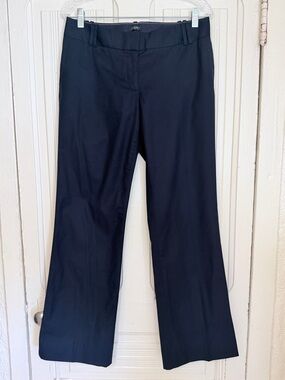 J. Crew Wide Leg Navy Pants Size: 6
